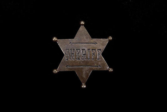 Sheriff Star Badge Costume Accessory One Size