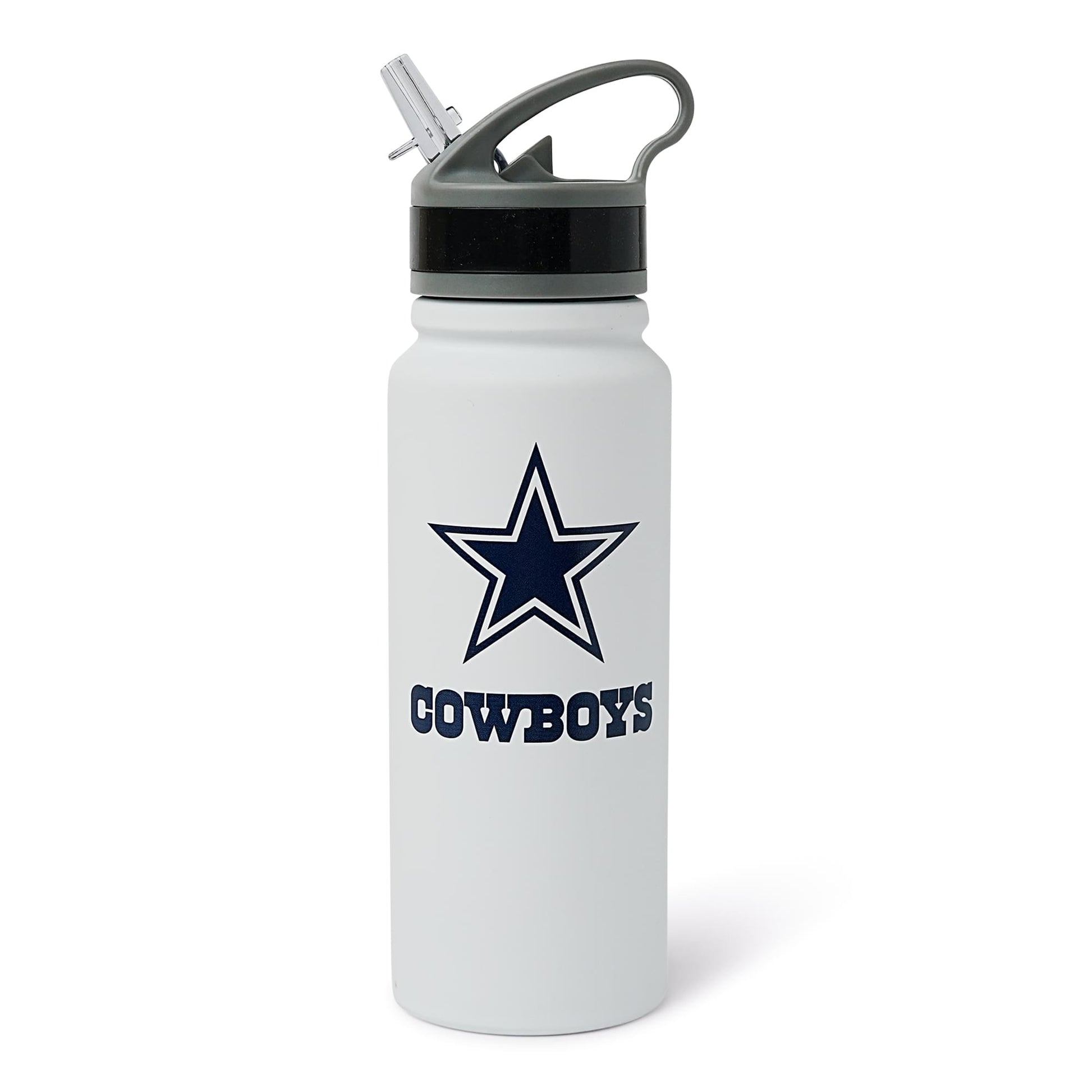 Dallas Cowboys Swagger 25-Ounce Stainless Steel Flip-Top NFL Water Bottle