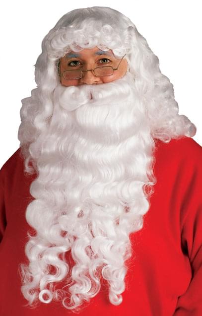 Santa Beard And Wig Set