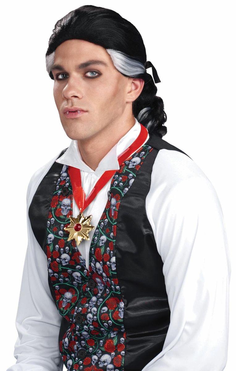 Gothic Vampire Adult Costume Wig