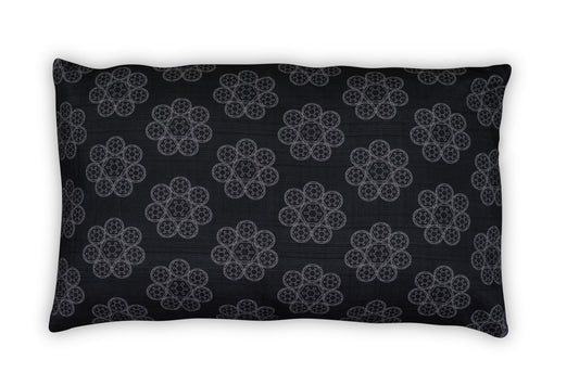 Star Wars Lumbar Throw Pillow | White Imperial Symbol Pattern | 15 x 24 Inches