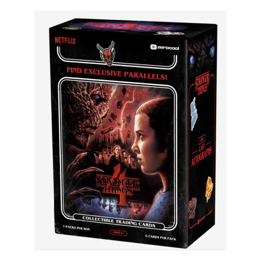 Stranger Things Season 4 2023 Topps Value Box | 7 Packs Per Box