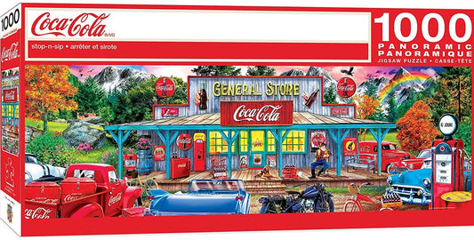 Coca-Cola Stop-n-Sip Panoramic 1000 Piece Jigsaw Puzzle