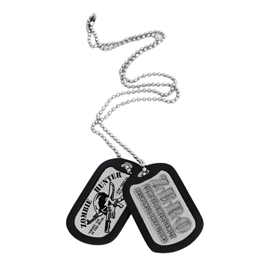 Zombie Hunter Dog Tag Souvenir Gift Set