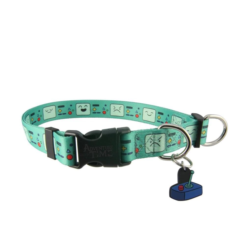 Adventure Time BMO Faces Adjustable Nylon Dog Collar: Large