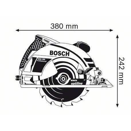 Circular saw - Bosch Professional - GKS 190 - 1400 W - 70 MM - 0601623000