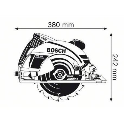 Circular saw - Bosch Professional - GKS 190 - 1400 W - 70 MM - 0601623000