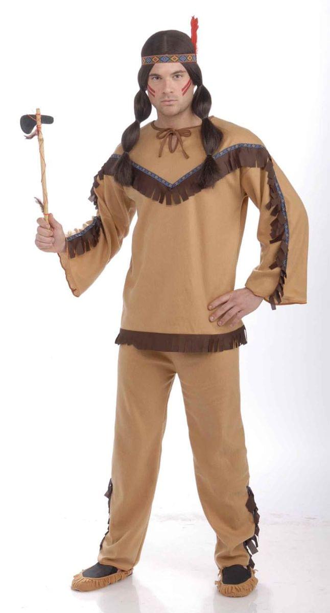 Native American Brave Costume w/Headband Adult Standard