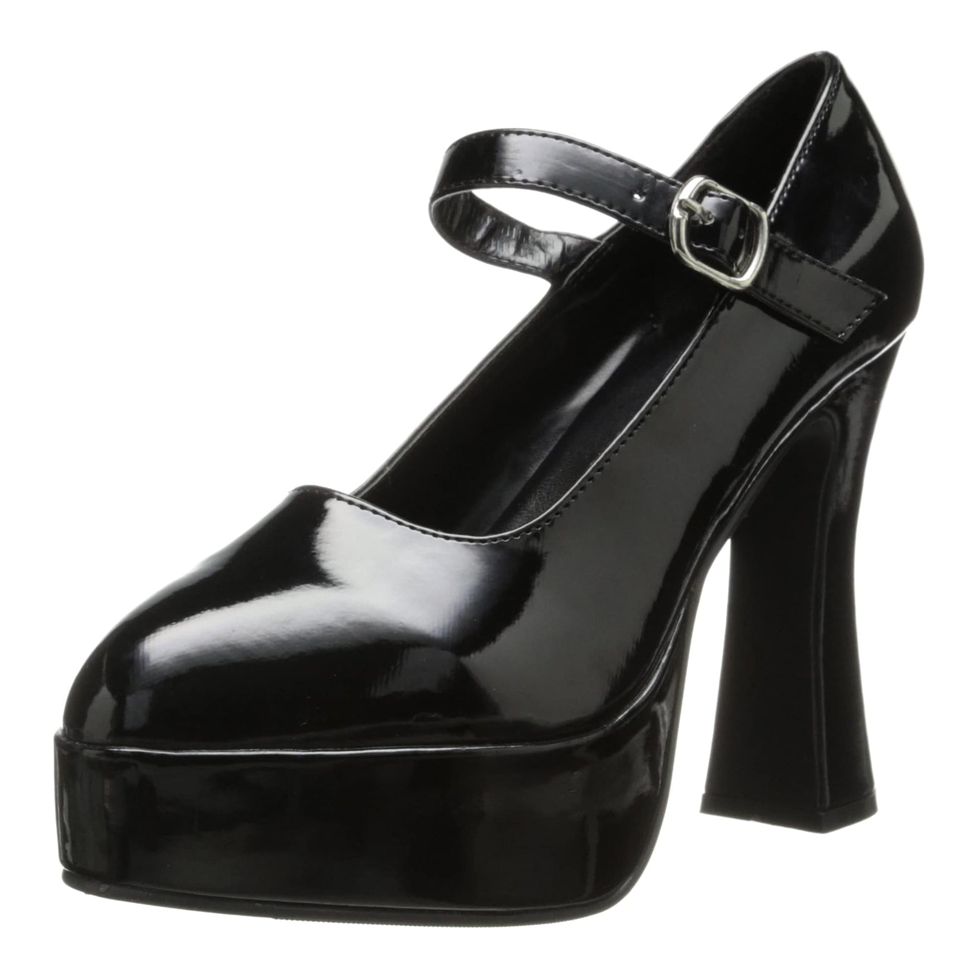 5 Inch Pump Black Mary Jane Adult Costume Shoes | 8