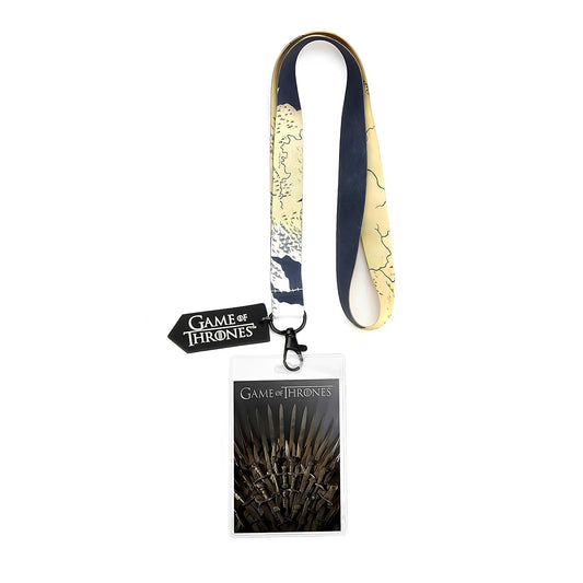 Game of Thrones Iron Throne Lanyard w/ PVC Charm