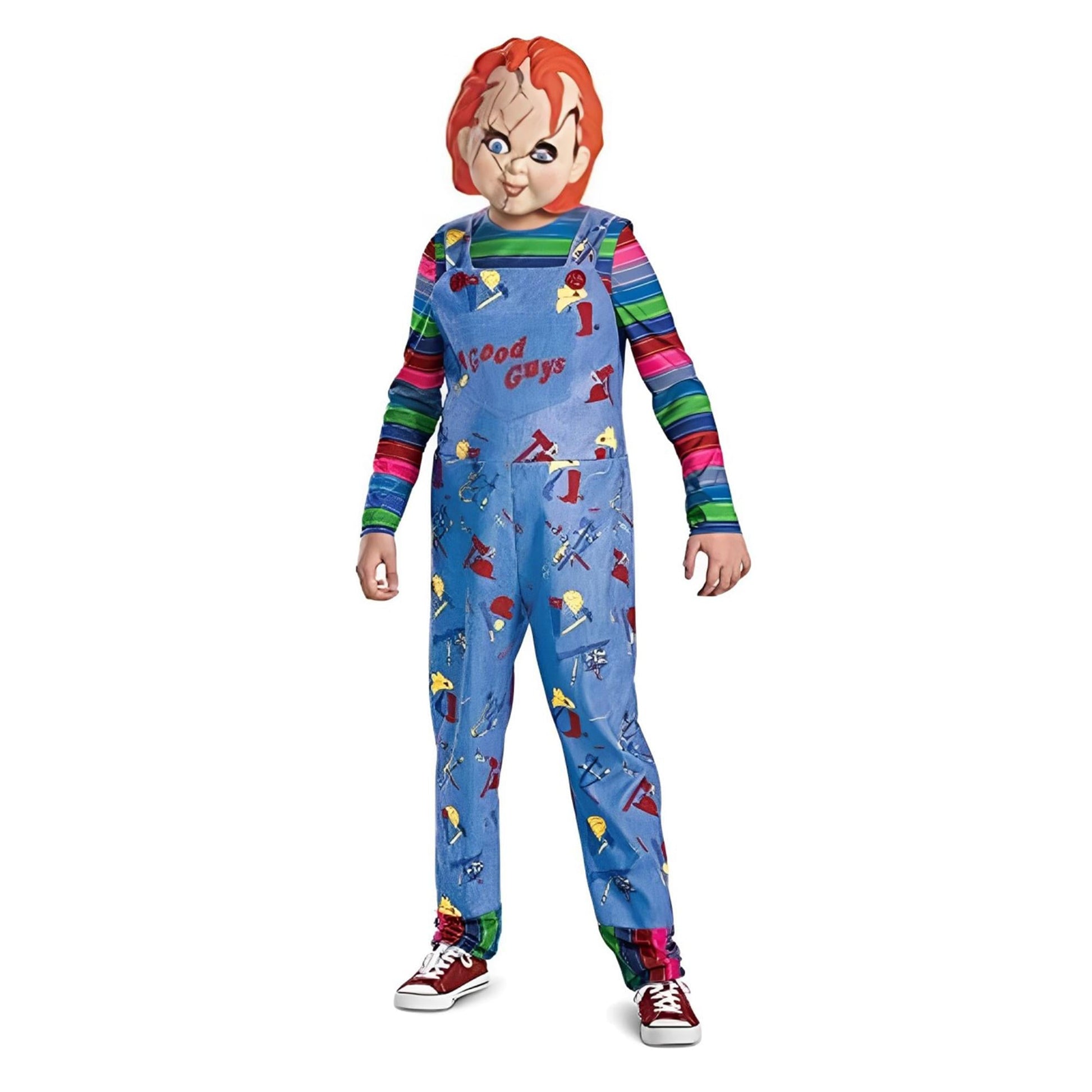Childs Play Classic Chucky Child Costume | Large (10-12)