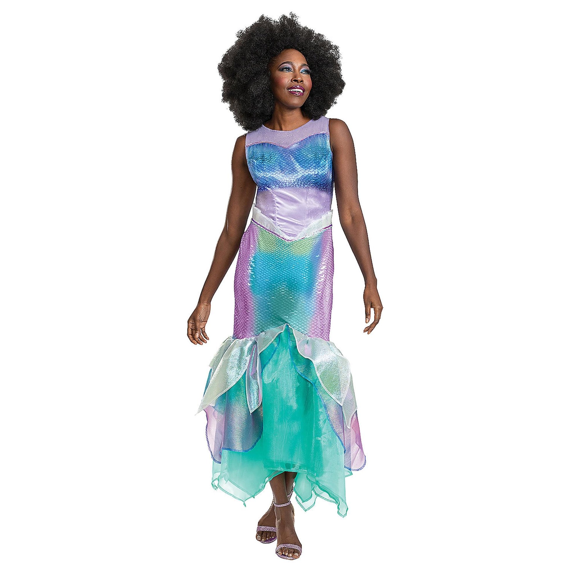 Disney The Little Mermaid Movie Ariel Mermaid Deluxe Adult Costume | XL (18-20)