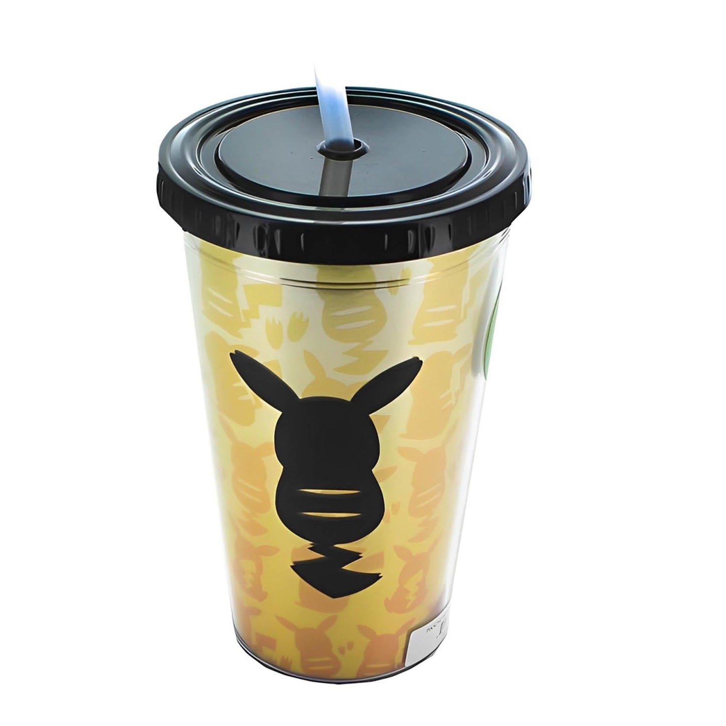 Pokemon Pikachu Silhouette Gold 16oz Carnival Cup
