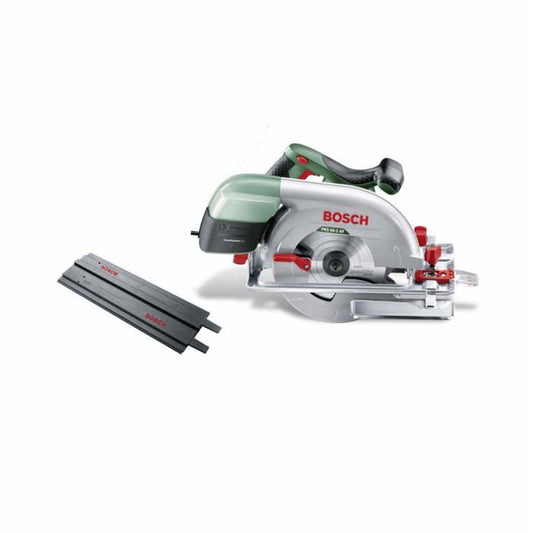 Bosch PKS 66-2AF 1600W 66 mm circular saw, precise cutting, CleanSystem housing for dust absorption, ergonomic handle.