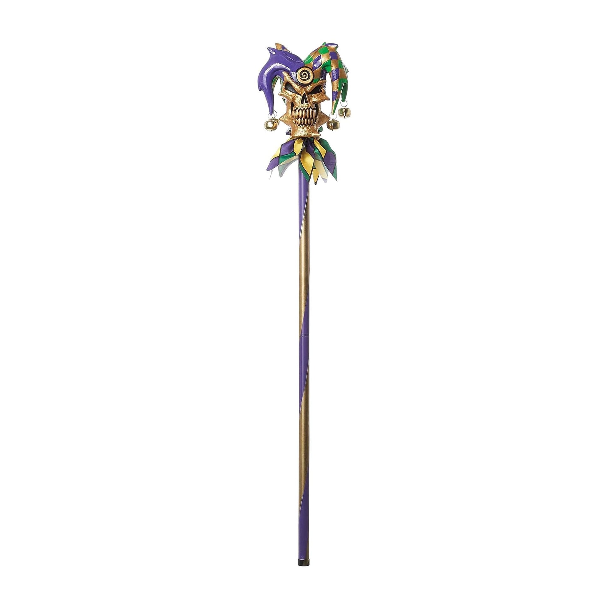 Psycho Mardi Gras Jester Cane Adult Costume Accessory