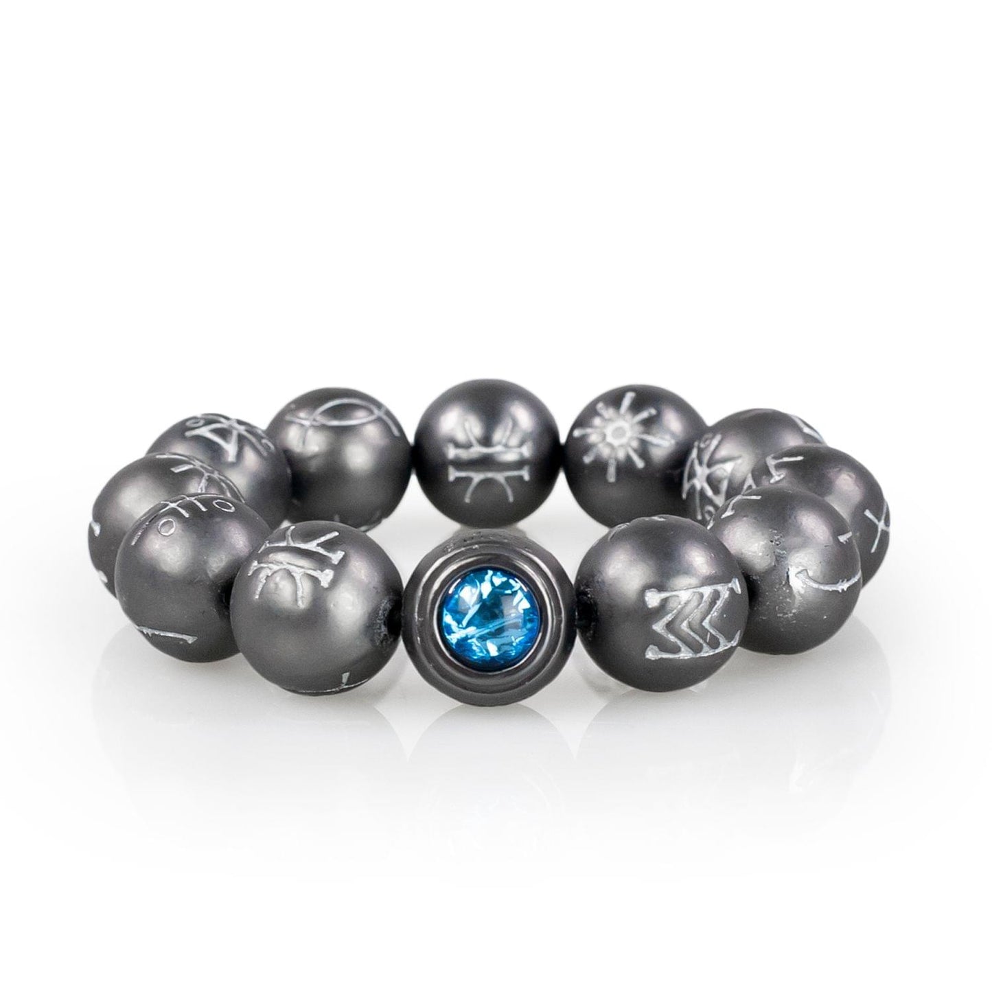 Marvel Black Panther Kimoyo Bead Bracelet, Blue | Collectible Movie Accessory