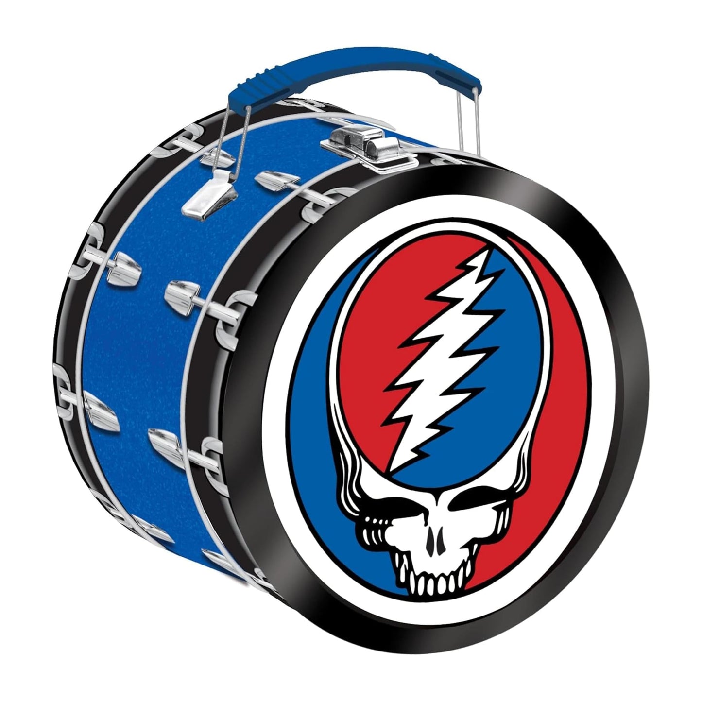 Grateful Dead Drum Shaped Tin Fun Box
