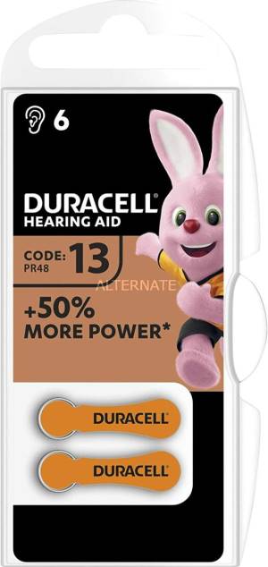 Duracell Batterie Acustiche Medical ActiveAir DA13 1Cnf/6pz