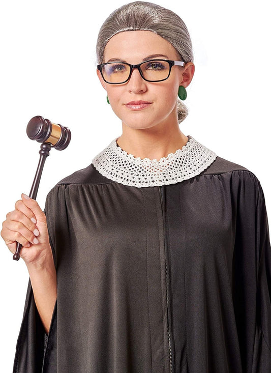 Judge RBG Adult Costume Wig