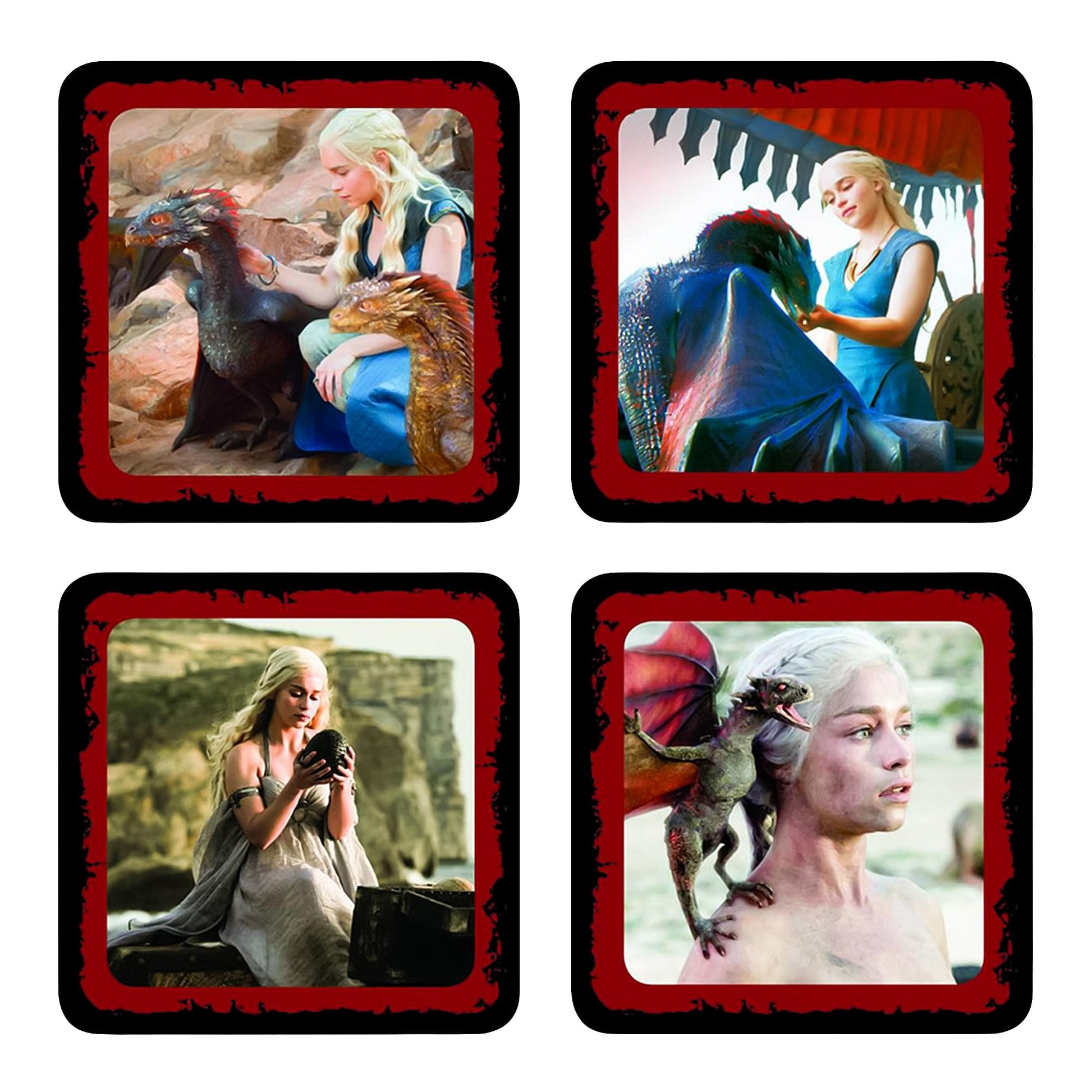 Game Of Thrones Daenerys Targaryen Coaster Set