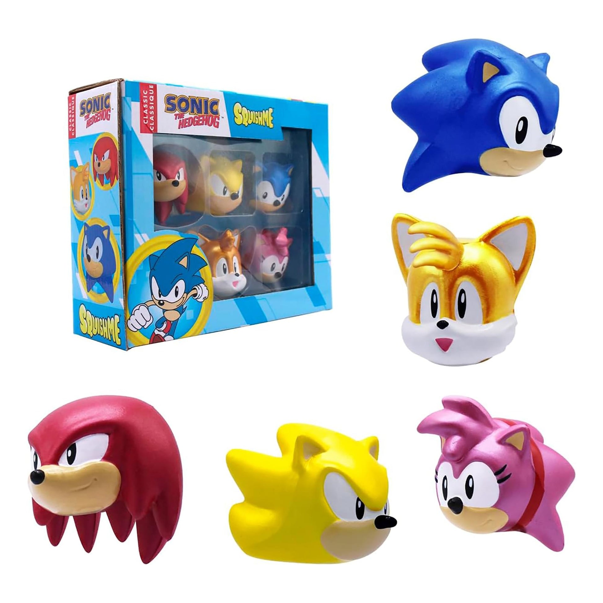 Sonic the Hedgehog 5 Piece SquishMe Collectors Box