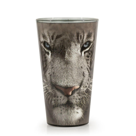 White Tiger Collectible Animal Print Glass | White Tiger 16-Ounce Pint Glass
