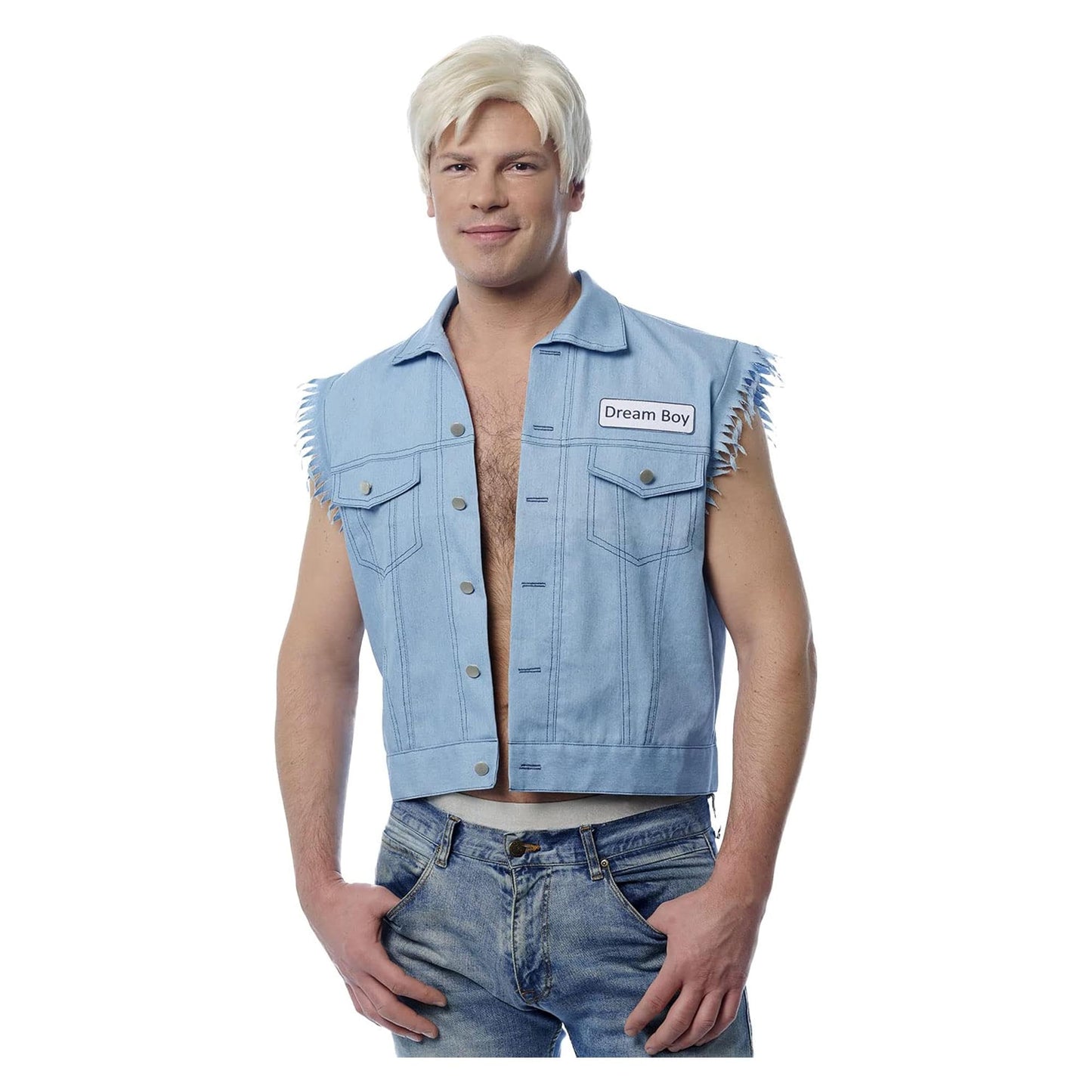 Barbie-Inspired Dream Boy Adult Costume Vest | Standard