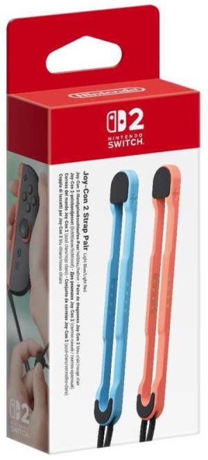 Switch 2 Joy-Con 2 Strap Pair Light Blue / Light Red