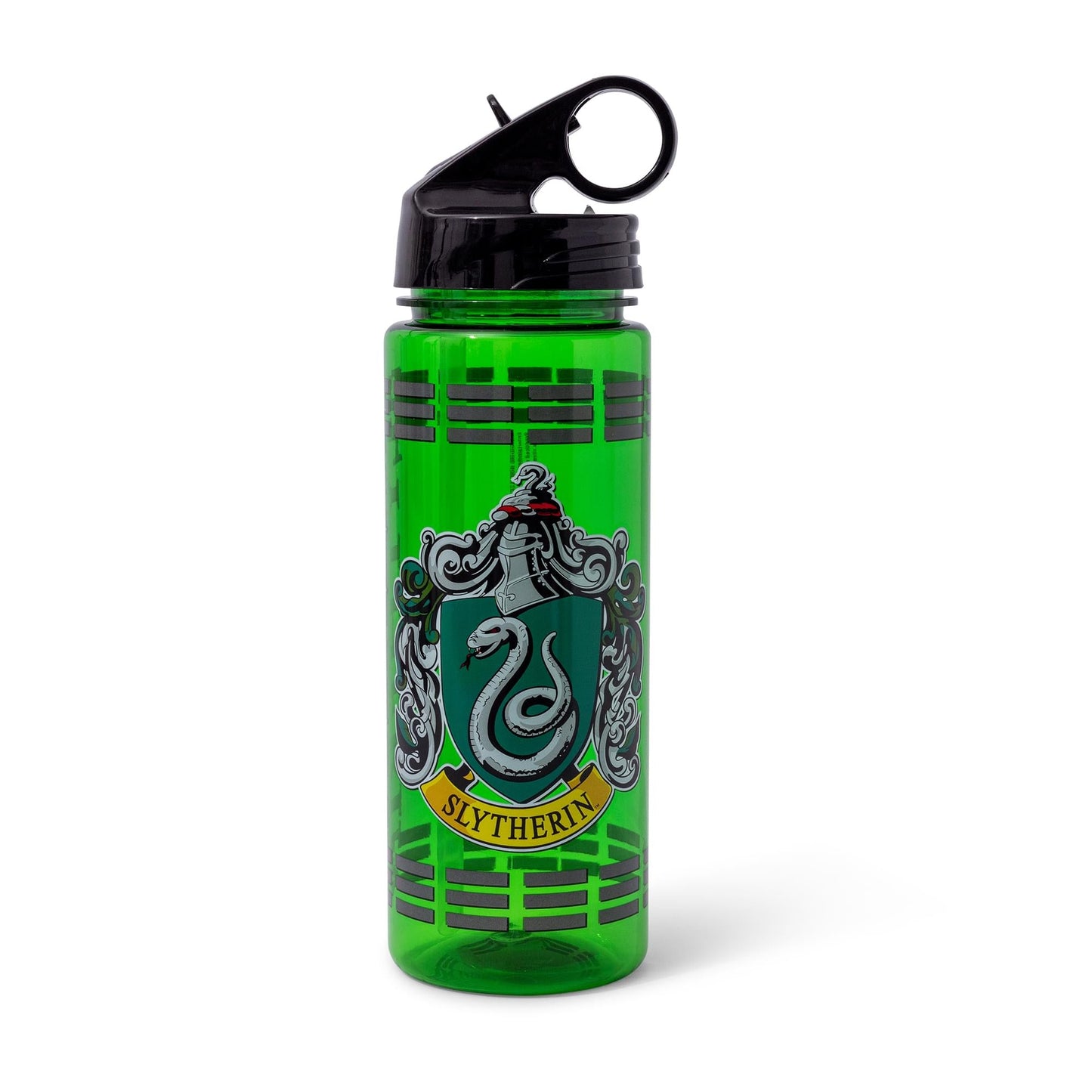 Harry Potter Slytherin Crest Water Bottle With Handle Lid | Holds 20 Ounces