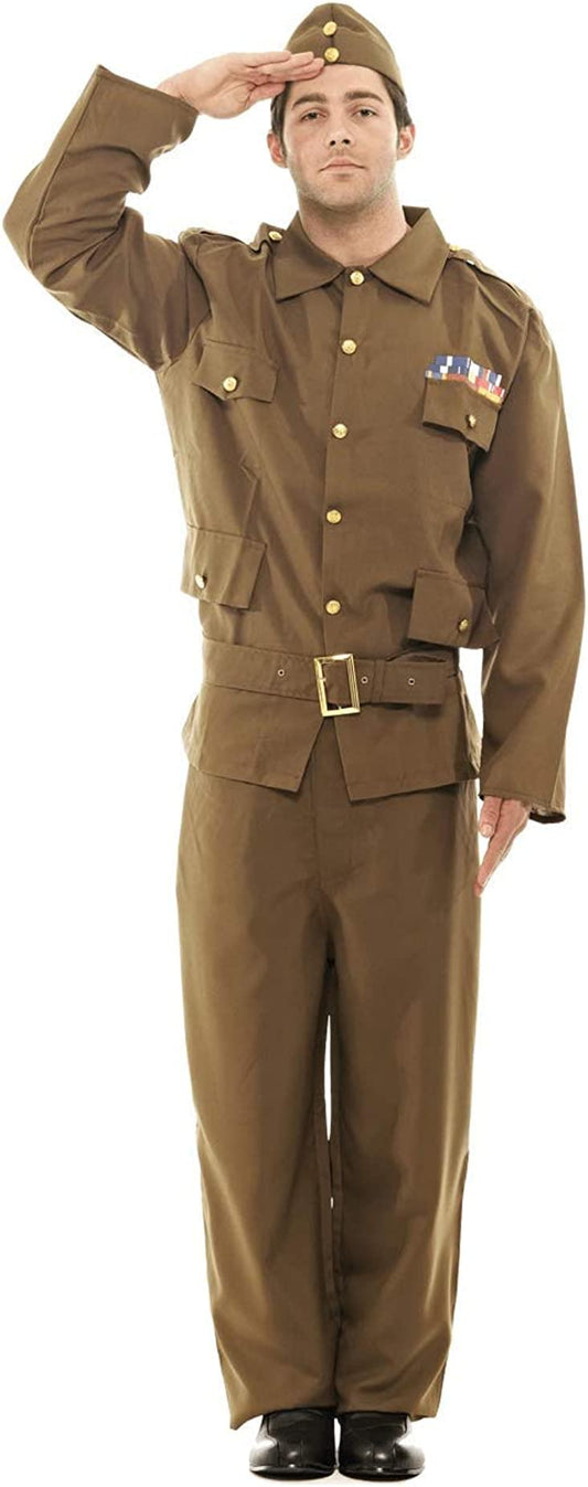 Home Guard Army Adult Costume | One Size