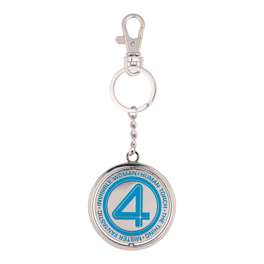Marvel Studios The Fantastic Four: First Steps Spinning Enamel Keychain