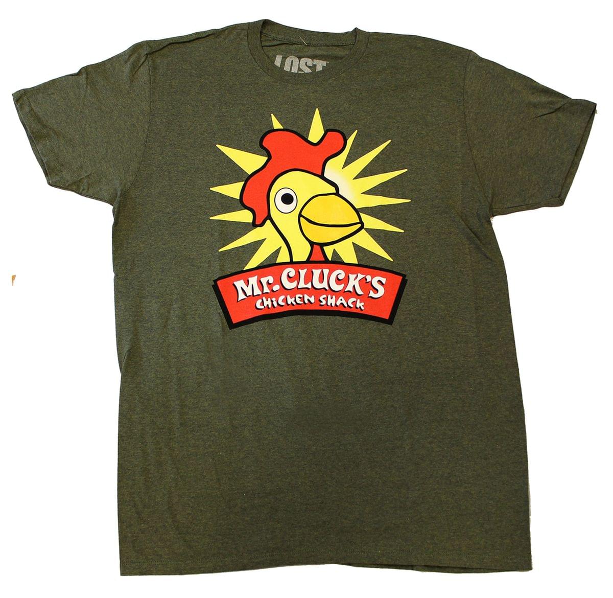 Lost "Mr. Cluck's Chicken" Men's Green T-Shirt - XX-Large