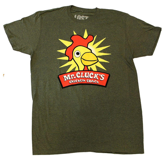 Lost "Mr. Cluck's Chicken" Men's Green T-Shirt - XX-Large