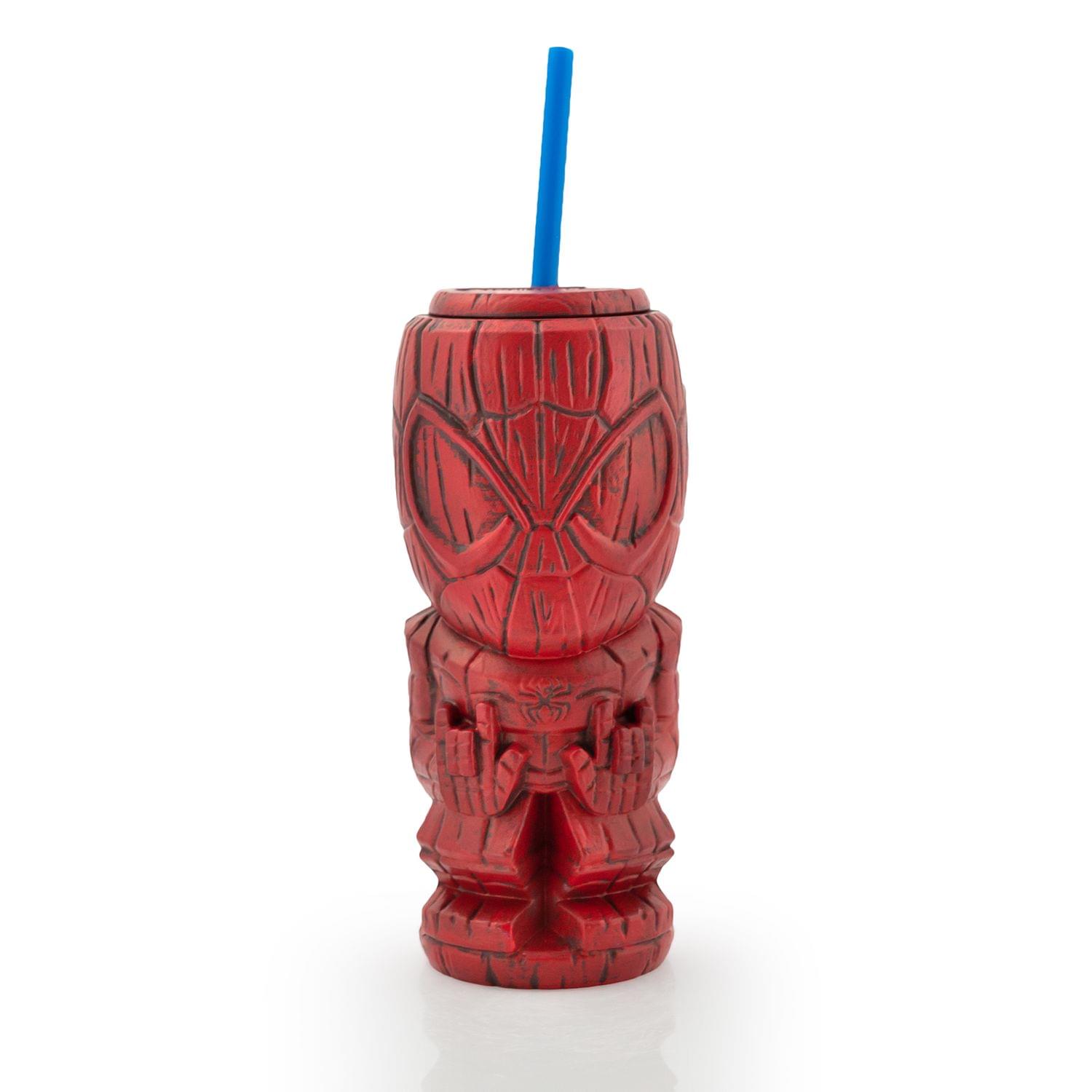 Geeki Tikis Marvel Spider-Man Tumbler | Tiki Style Cup | Holds 21 Ounces