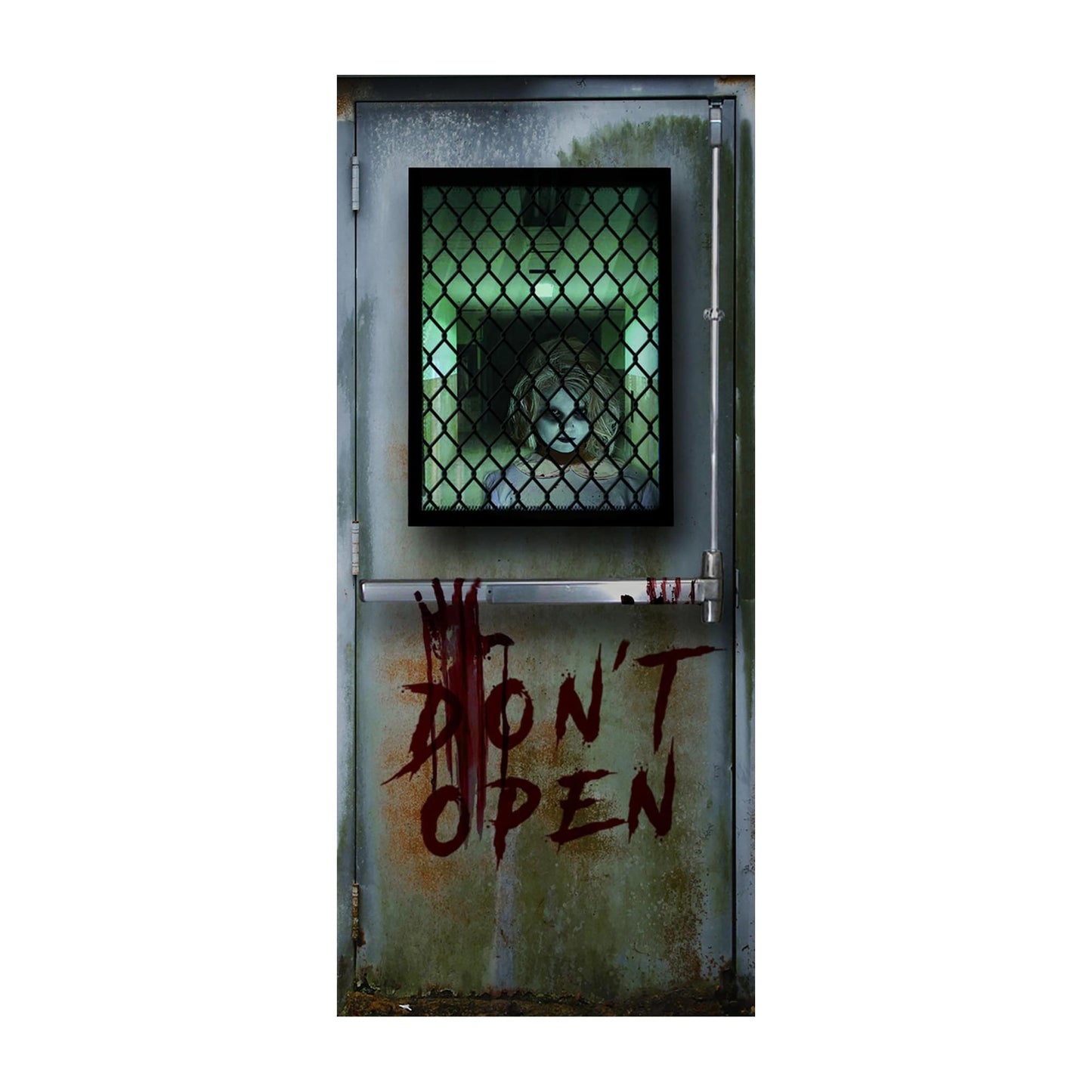 Killer Psycho 71 Inch Fake Door Halloween Decor