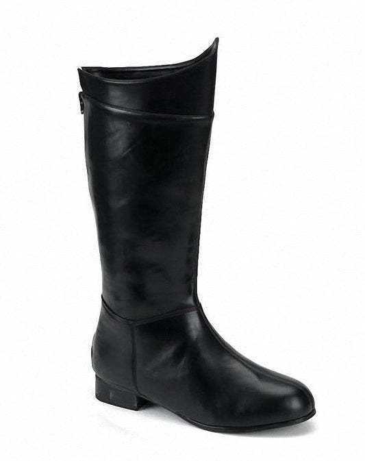 Black Shazam Superhero Mens Costume Boots Size Medium 10-11