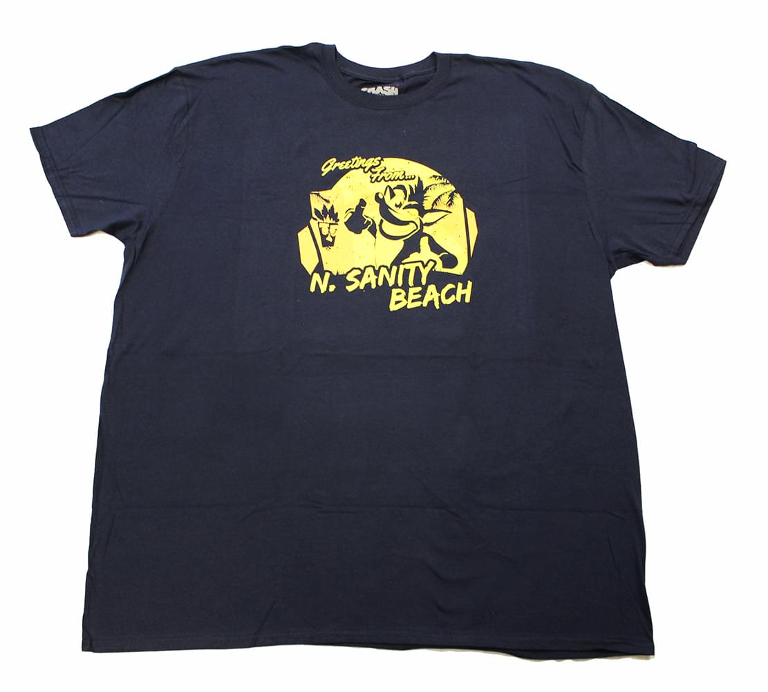 Crash Bandicoot "N.Sanity Beach" Adult T-Shirt Loot Crate Exclusive - XXX-Large