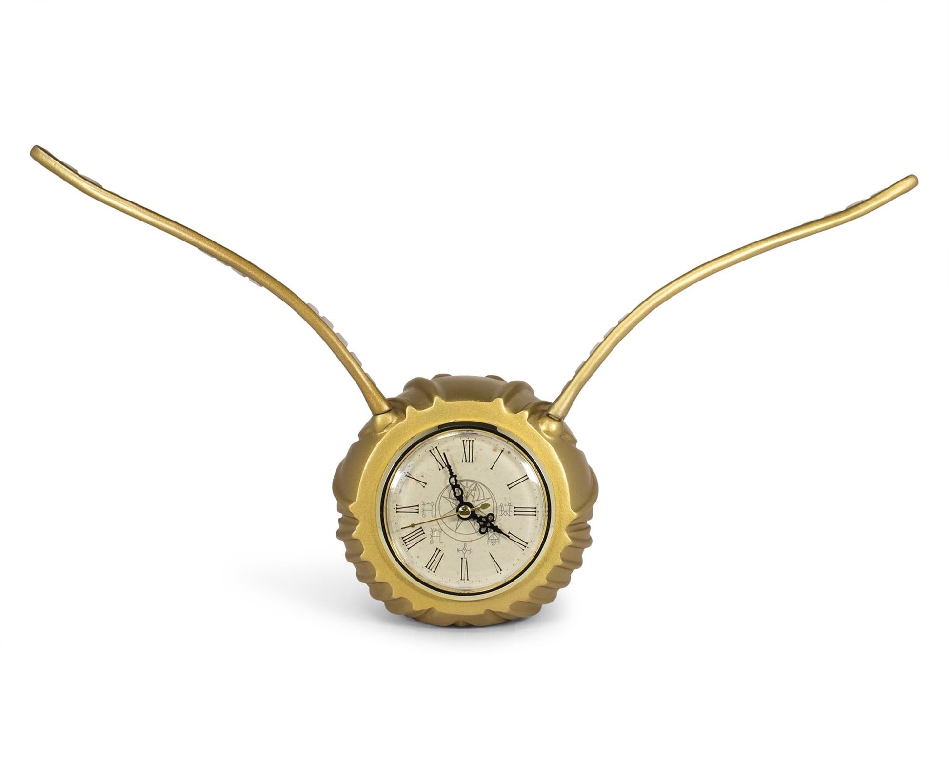 Harry Potter Golden Snitch Replica Resin Desk Clock | 9 x 18 Inches