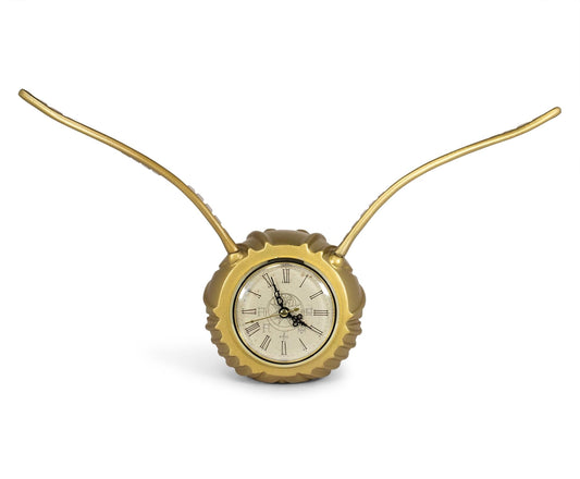 Harry Potter Golden Snitch Replica Resin Desk Clock | 9 x 18 Inches