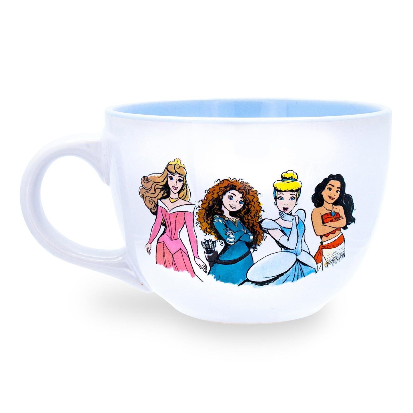 Disney Princess "Courage To Be Kind" Ceramic Soup Mug | Holds 24 Ounces