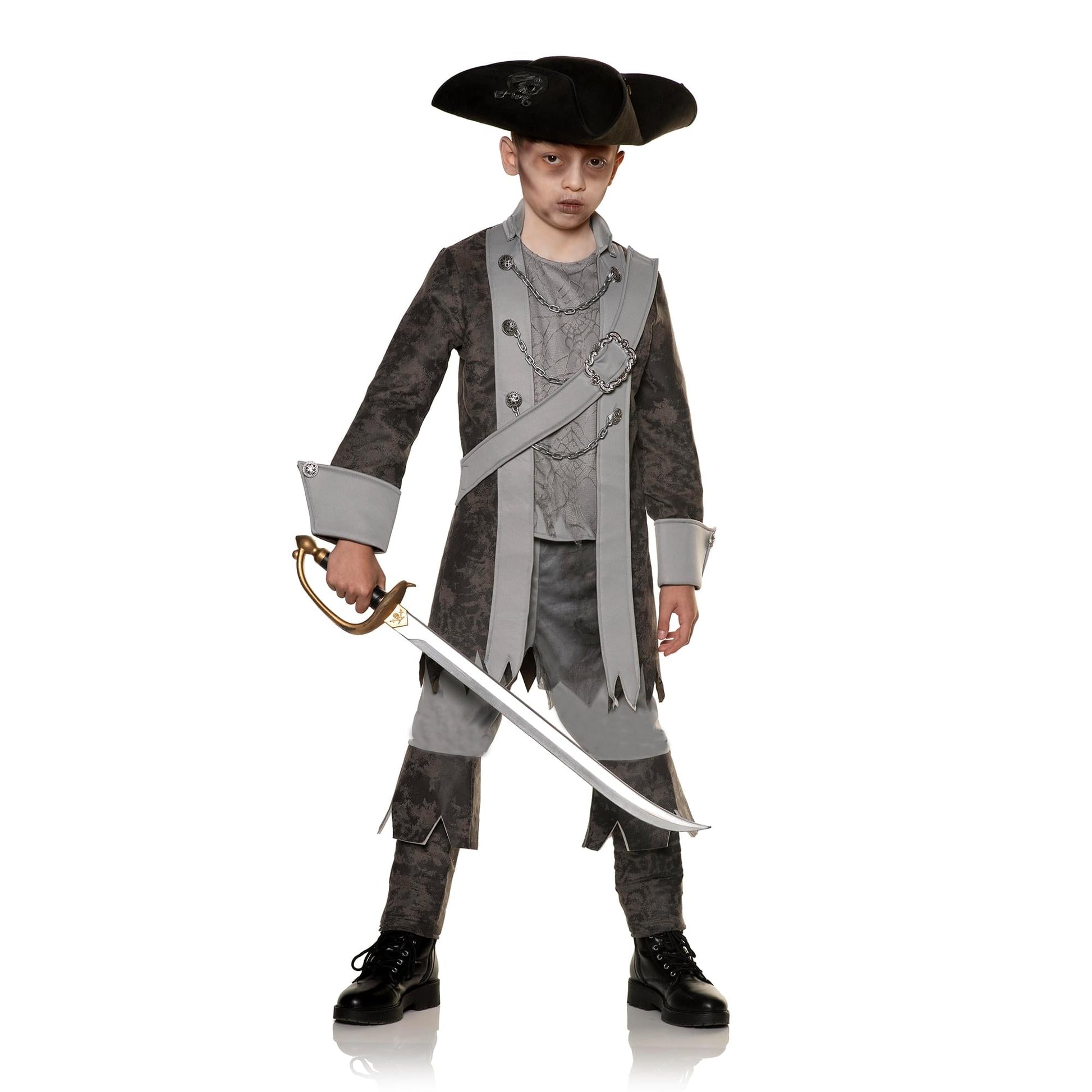 Ghost Pirate Child Costume | M