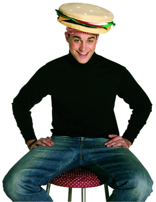 Cheeseburger Costume Hat