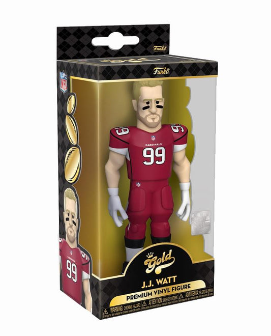 Arizona Cardinals NFL Funko Gold 5 Inch Vinyl Figure | JJ Watt