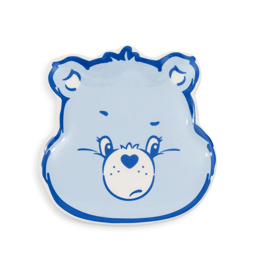 Care Bears Grumpy Bear Face Sculpted Ceramic Trinket Tray Dish