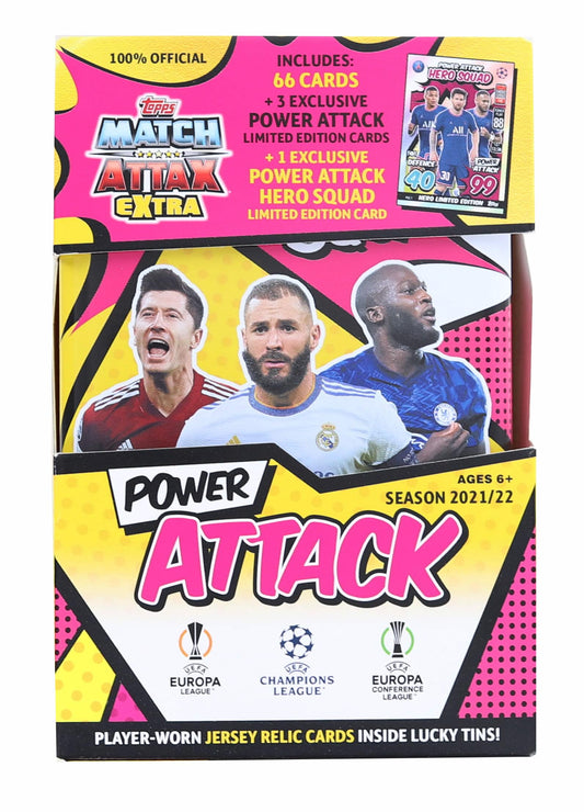 2021/2022 Topps UEFA Champions League Match Attax Extra Mega Tin | Power Attack