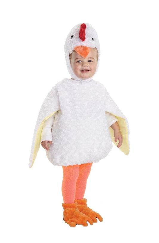 Belly Babies Chicken Costume Child Toddler Large 2T-4T