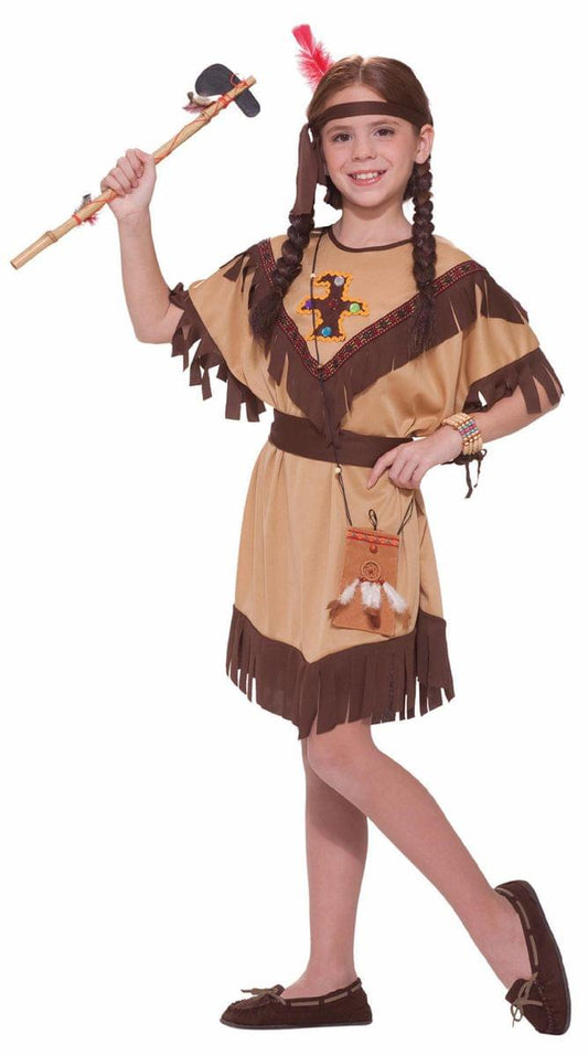 Native American Indian Princess Dress Costume Child Large
