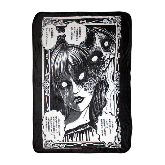 Junji Ito Tomie's True Beauty 45 x 60 Inch Fleece Throw Blanket
