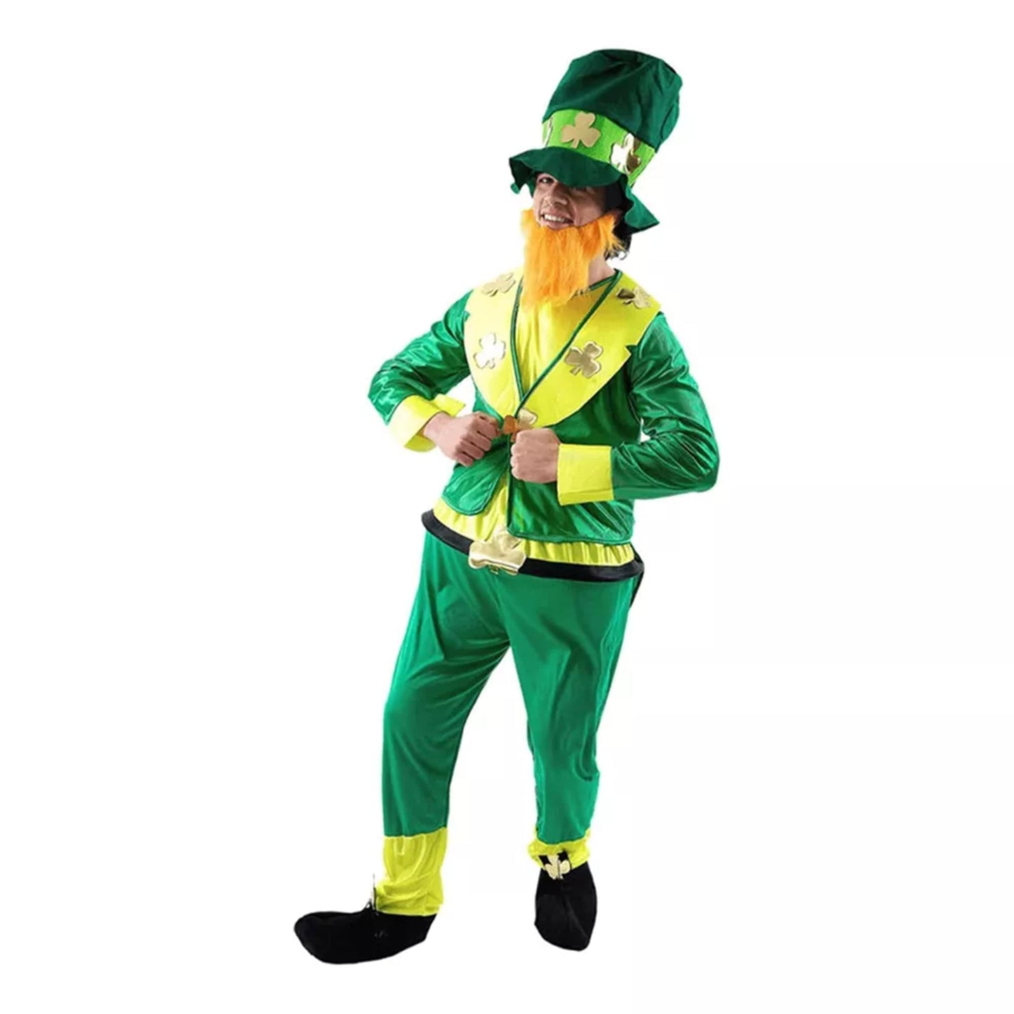 St Patricks Leprechaun Adult Costume | One Size