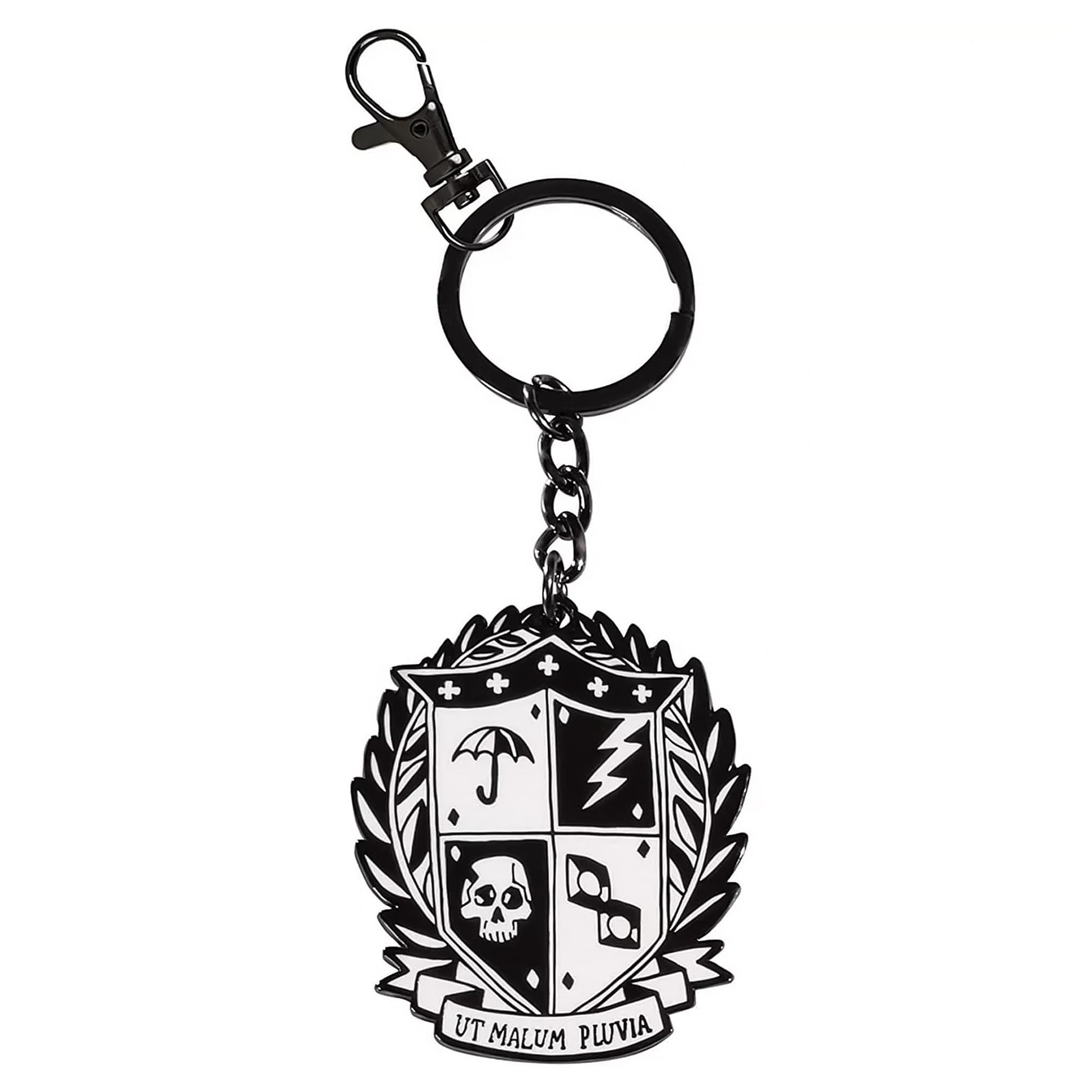 Umbrella Academy School Crest 2 Inch Enamel Keychain